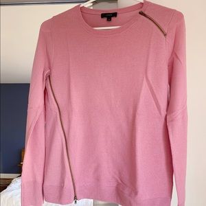 J Crew 100% Merino Wool Zip Sweater